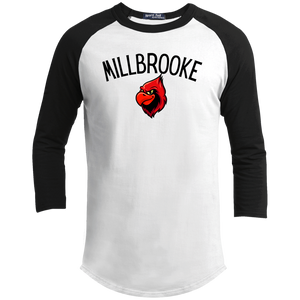 Open image in slideshow, Millbrooke Youth 3/4 Raglan Sleeve Shirt - Live Sandy
