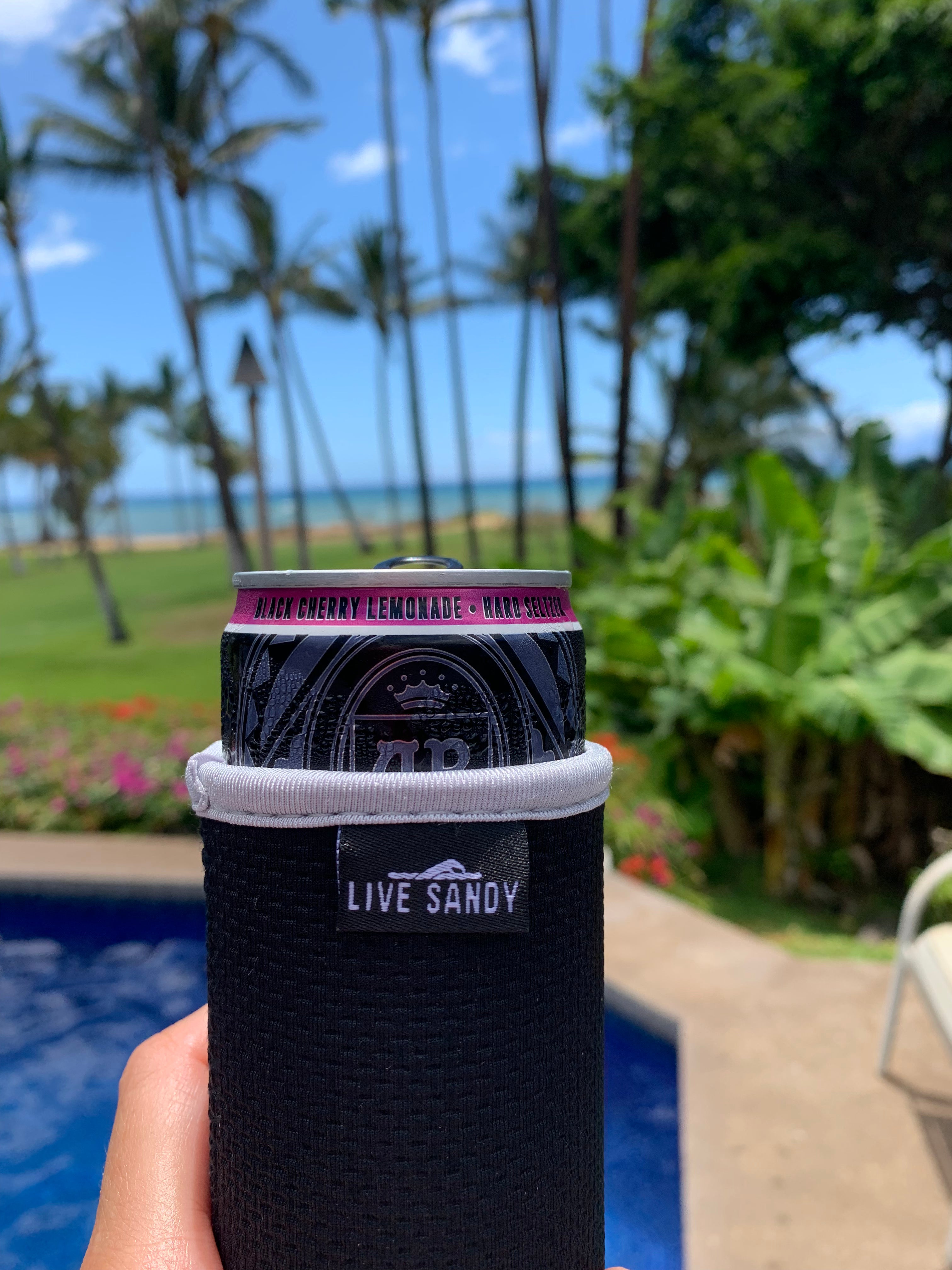 Slim Can Koozies for White Claws, Michelob Ultras. Skinny Beer Coozie –  Live Sandy