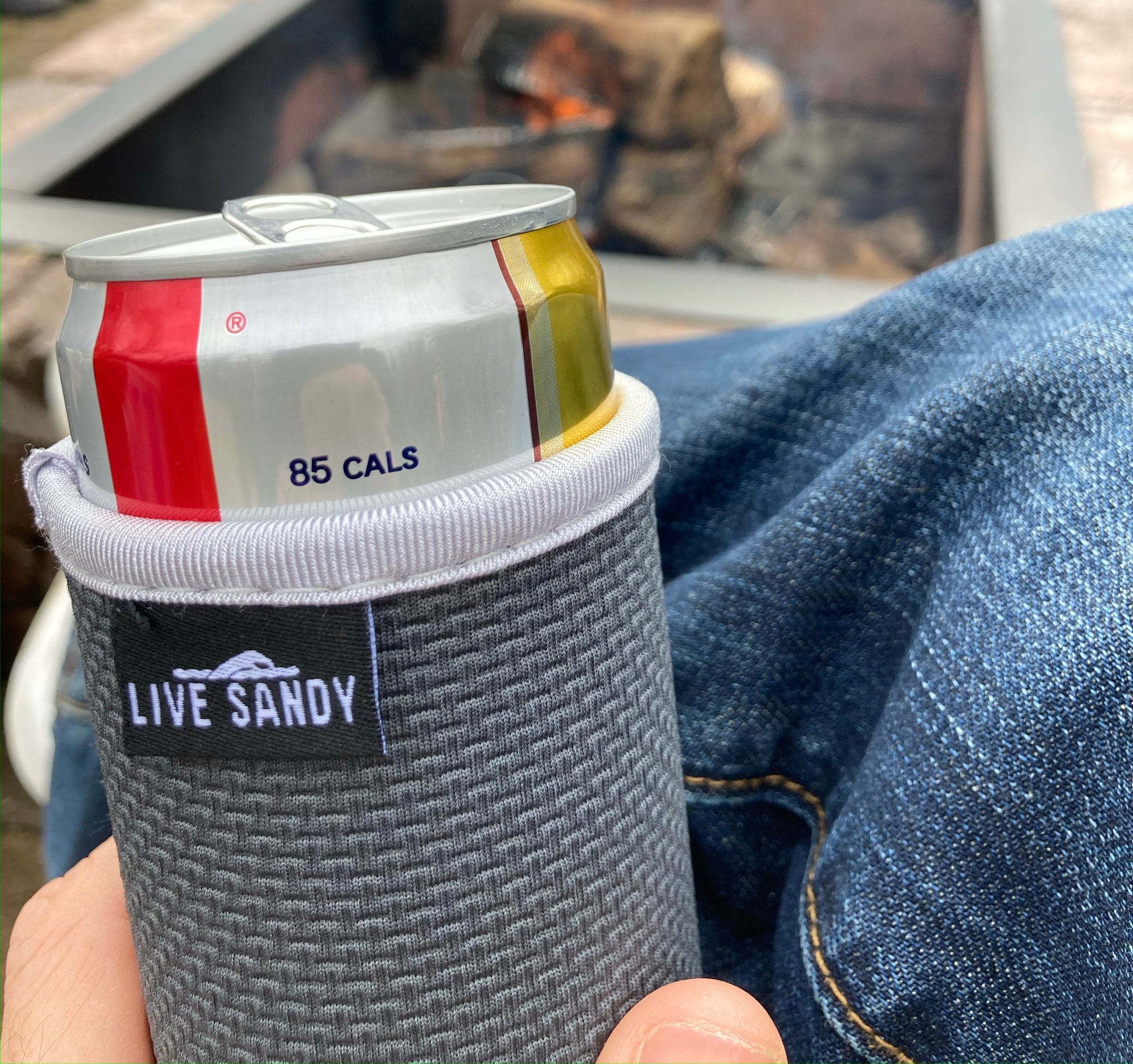 Slim Can Cooler Michelob Ultra Koozie Toadfish Non-Tipping Slim